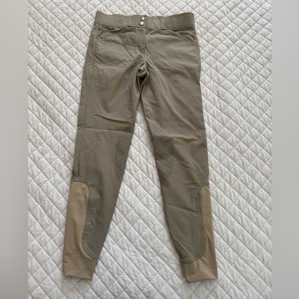 Dover Saddlery Ankle Riding Pants-•Equestrian Breeches-Knee patch/riding tights